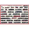 Steam Locomotives Poster 24x36