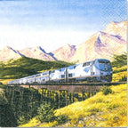 Amtrak Train Luncheon Napkins