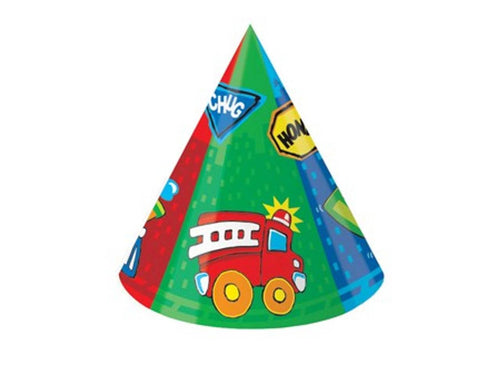 Around Town Party Cone Hats (6 ct)
