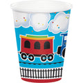 All Aboard Train Party 9 oz Cups (8 ct)