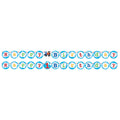 All Aboard Train Party Shaped Ribbon Banner