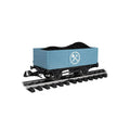 Thomas and Friends(TM) - Mining Wagon (Gondola) -- Blue, White (Shovel & Pick Logo, Includes Load)