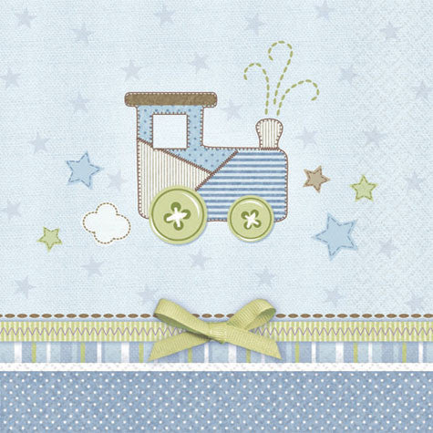 Carters Boy Baby Shower Beverage Napkins