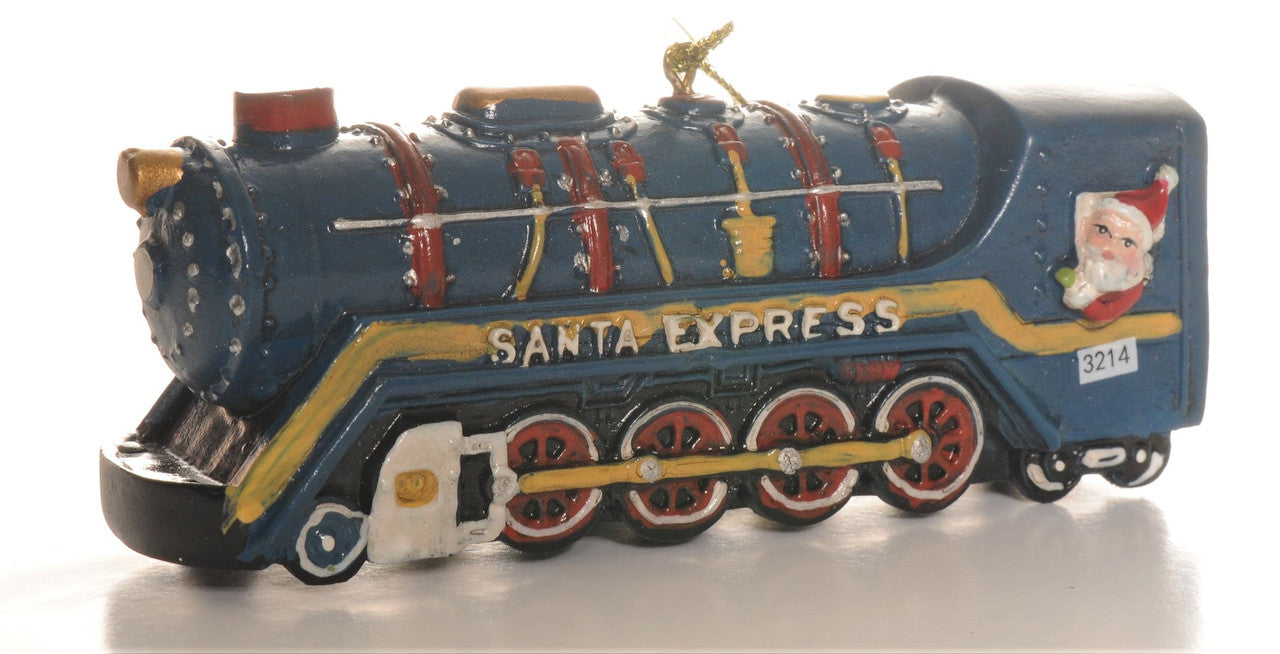 Santa Express  Steam Train Ornament