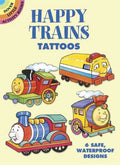 Happy Trains Tattoos (Waterproof)
