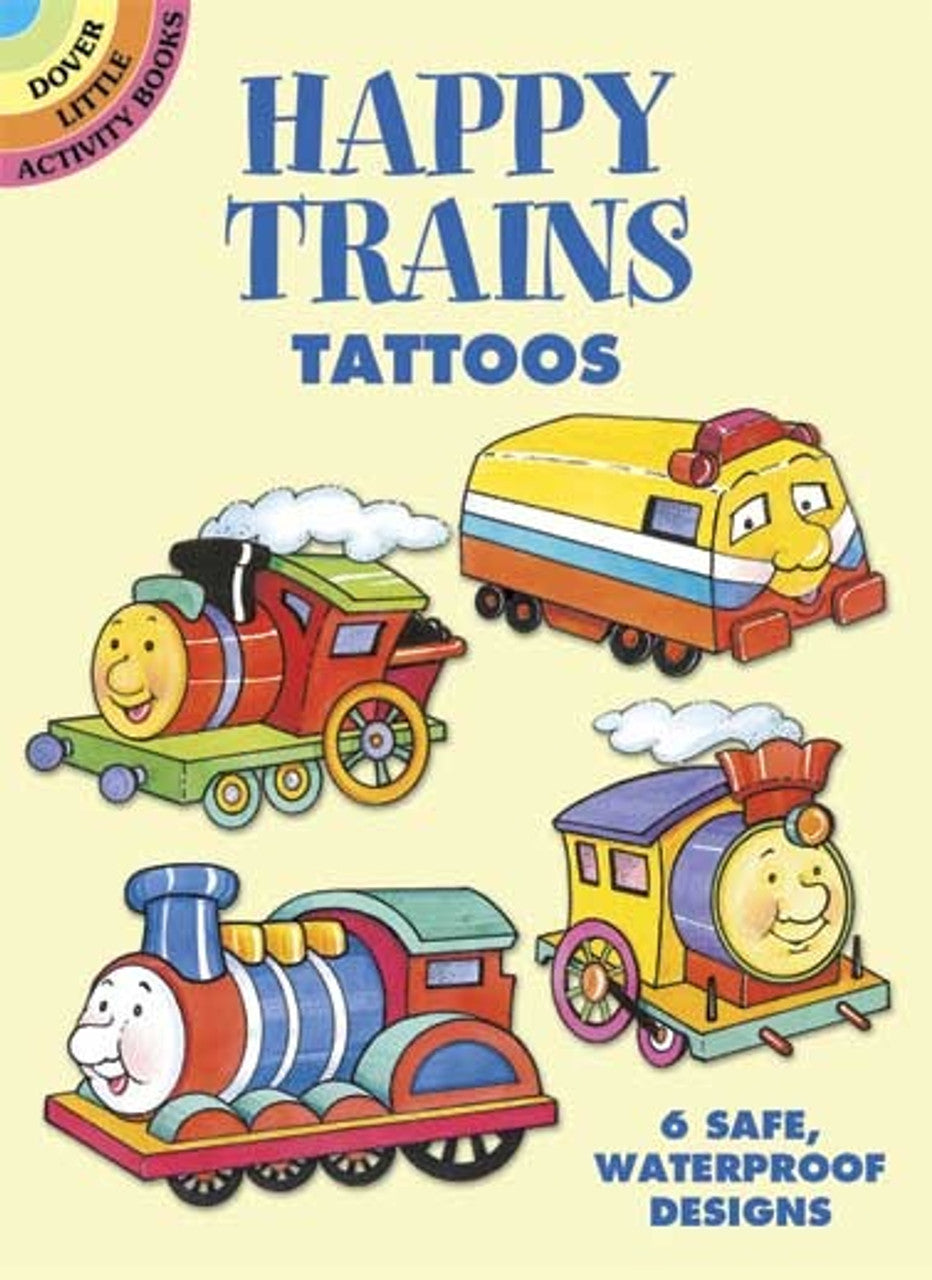 Happy Trains Tattoos (Waterproof)