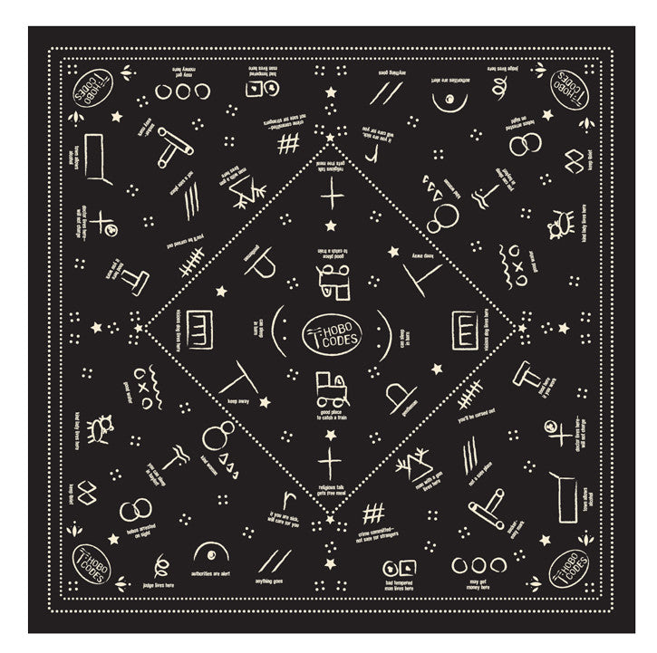 Hobo Codes Bandana Open