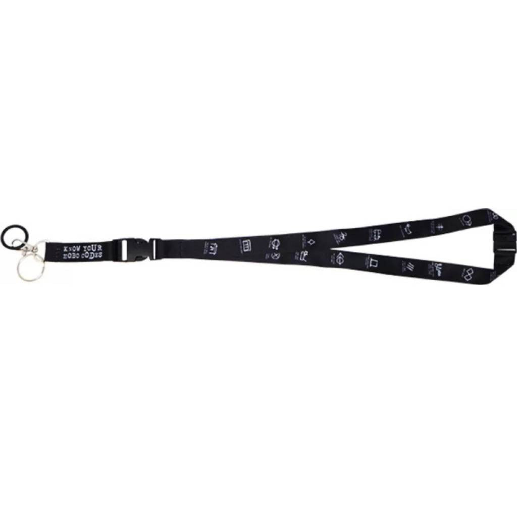 Hobo Codes Lanyard With Breakaway Clip
