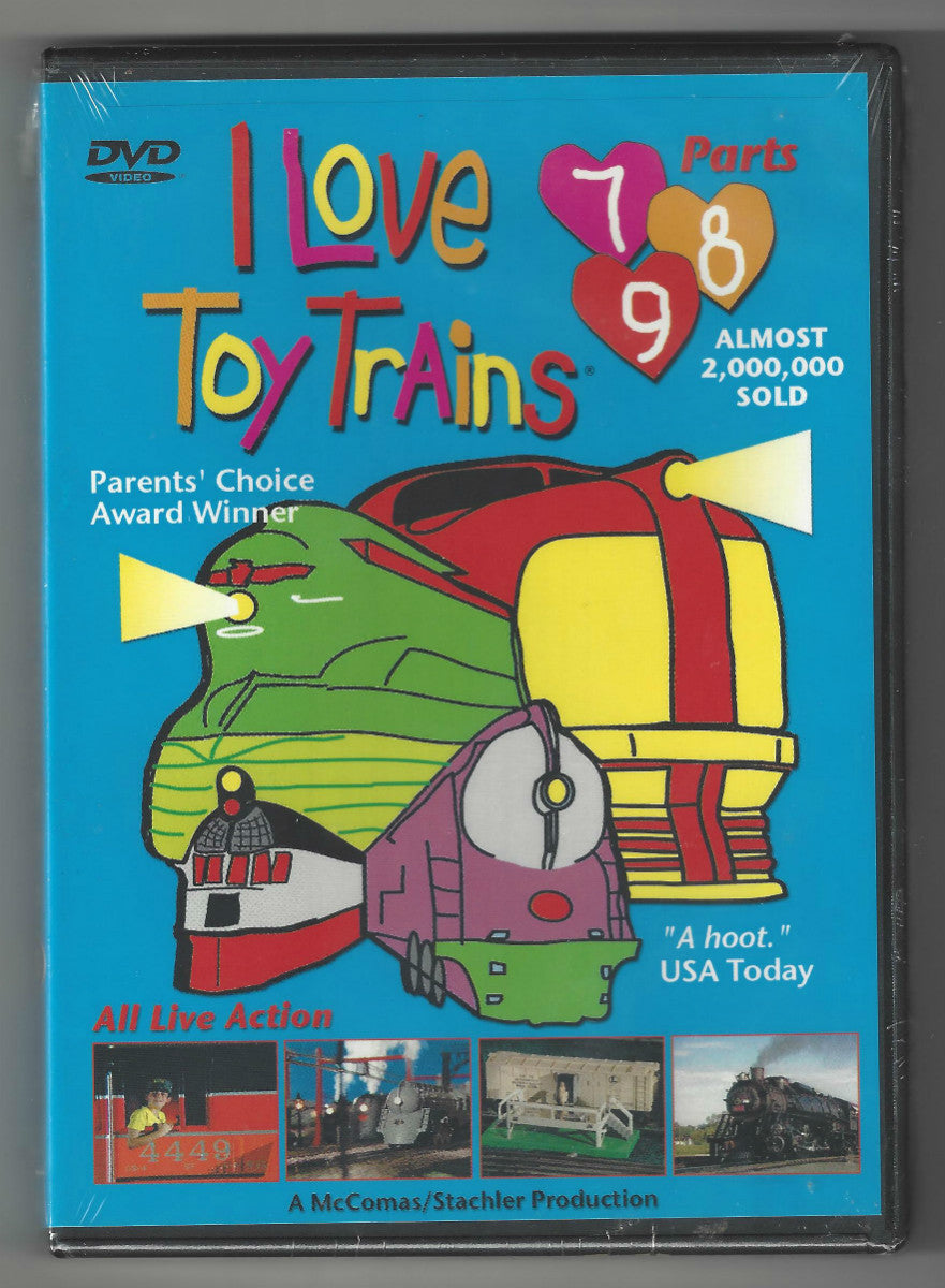 I Love Toy Trains DVD Parts (7-9) Front