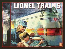 Lionel 1935 Cover Tin Sign