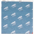 Little Engine That Could Blue Tracks Scrapbook Paper