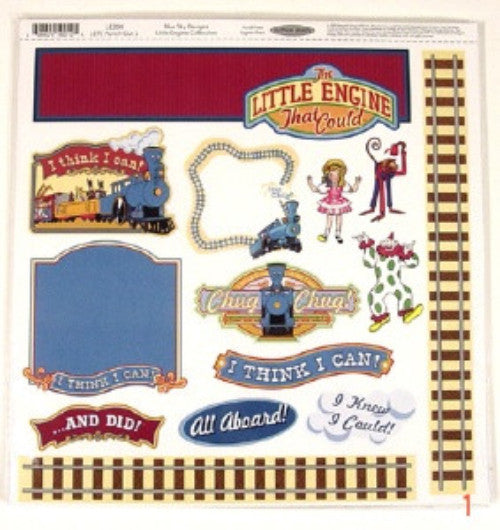 Little Engine That Could Punch-Out Style #2 Sticker Sheet