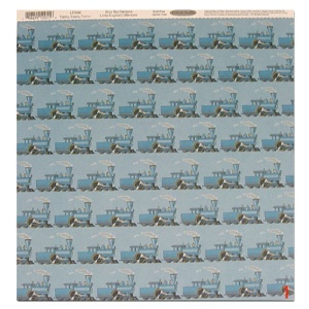 Little Engine That Could - Trains, Trains, Trains Scrapbook Paper