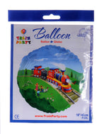 Little Chug Train Party Mylar Balloon