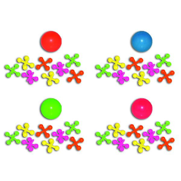 Neon Ball and Jacks Games