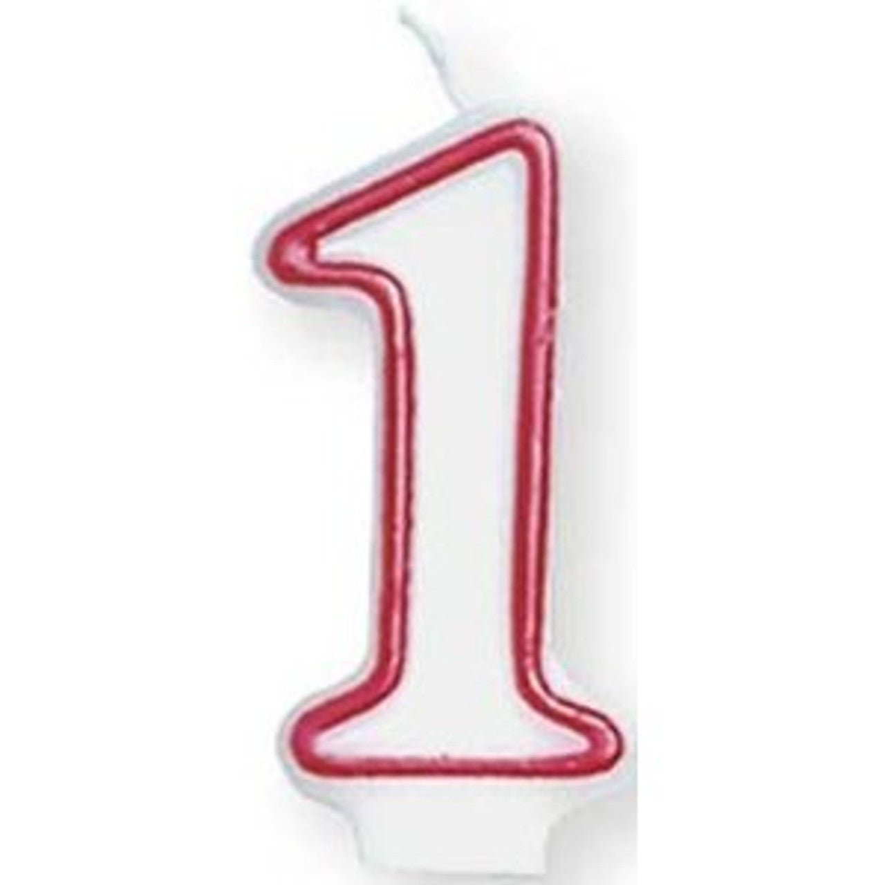 Number 1 (1st) Birthday Candle