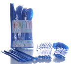 Royal Blue Plastic Cutlery Set ( 18 ct.)