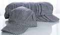 Boys Striped Engineer Hat (Blue) Pack of 25