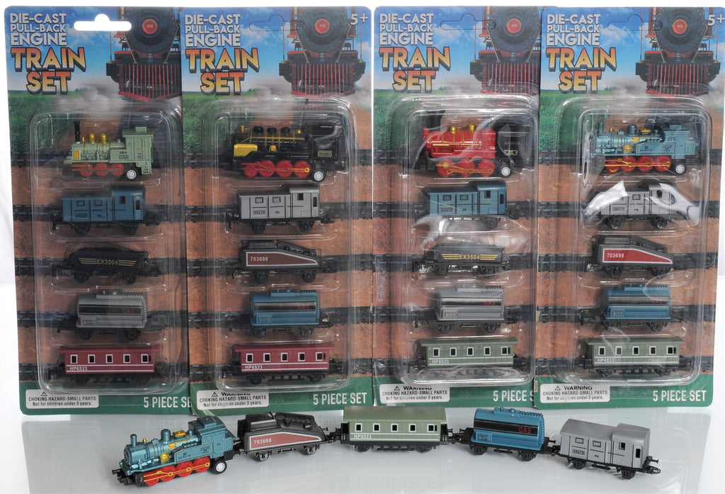 5 Piece Pull Back Train Set