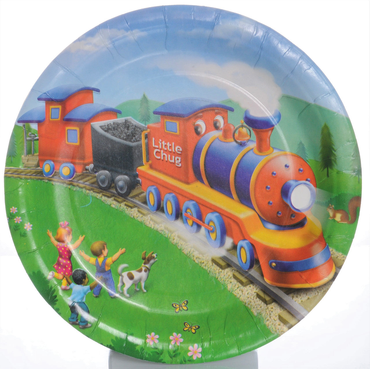 Little Chug Train Party Dessert Plates