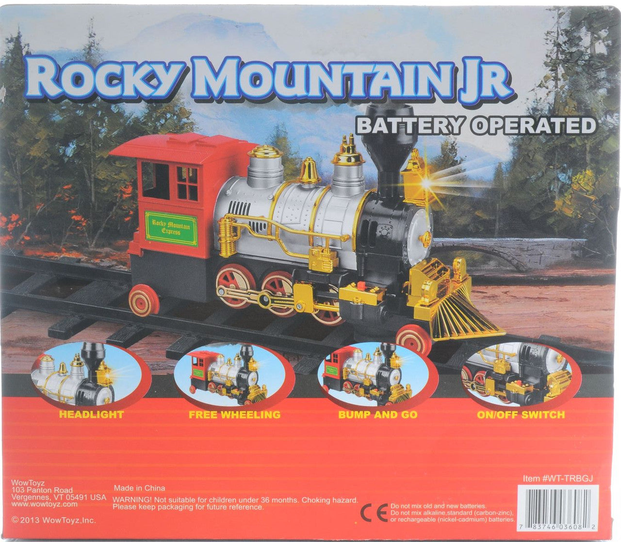 Rocky Mountain Jr. Bump and Go Locomotive