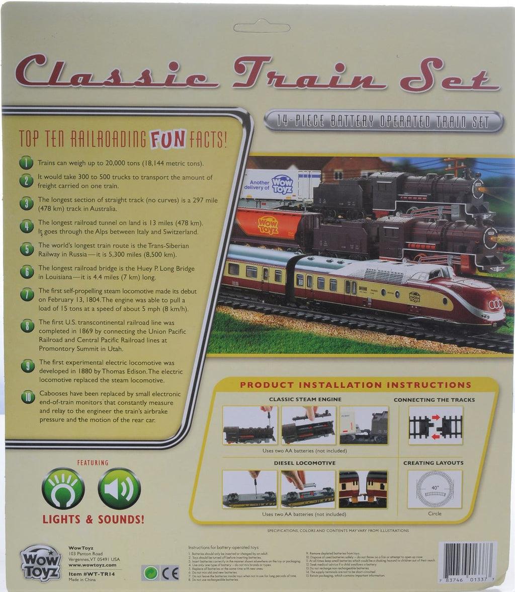 Classic Train Set (14 pcs.) 1 Set Only