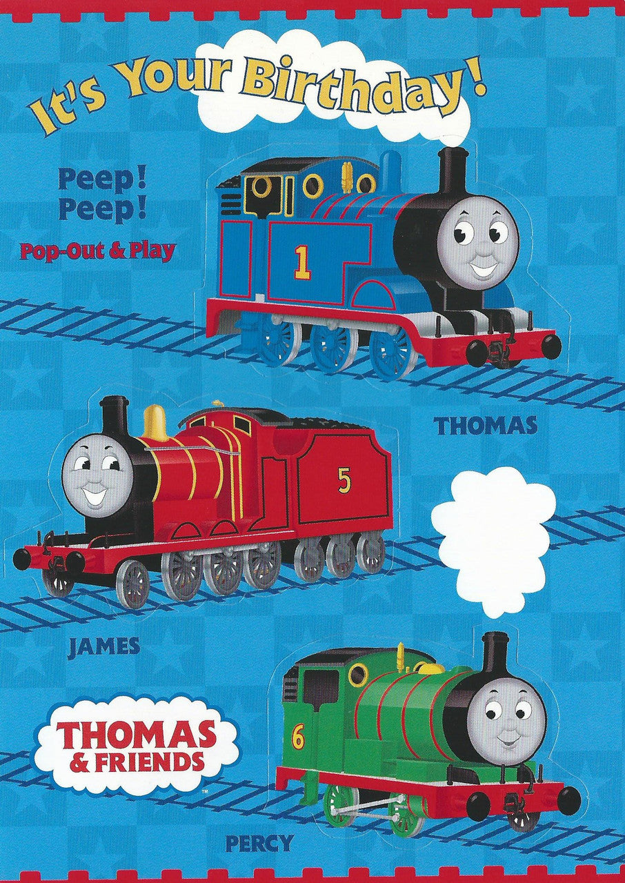 Thomas & Friends Paper Doll Card