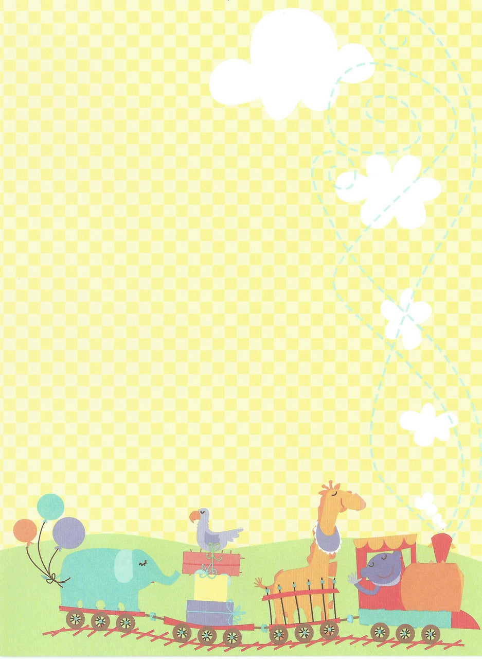 Animal Zoo Express Invitation Cards
