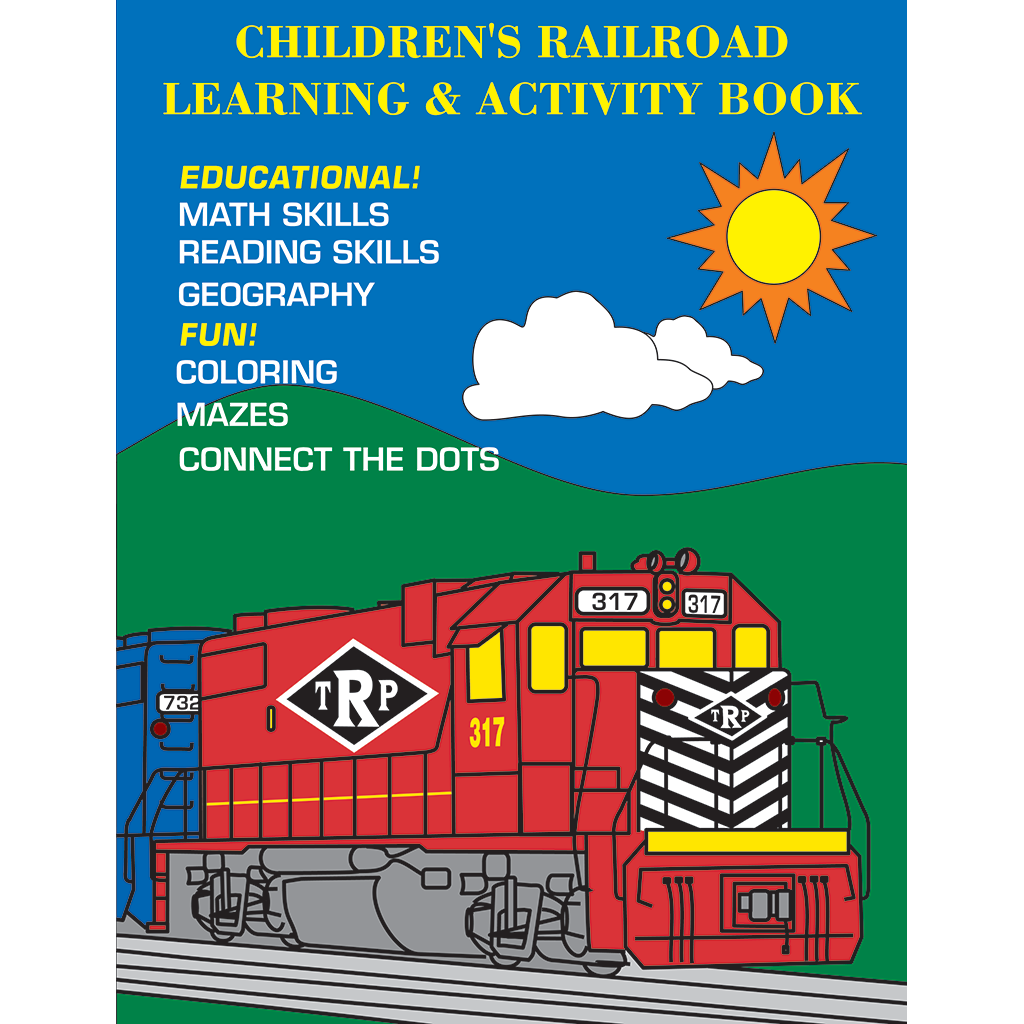 Children's Railroad Learning & Activity Book