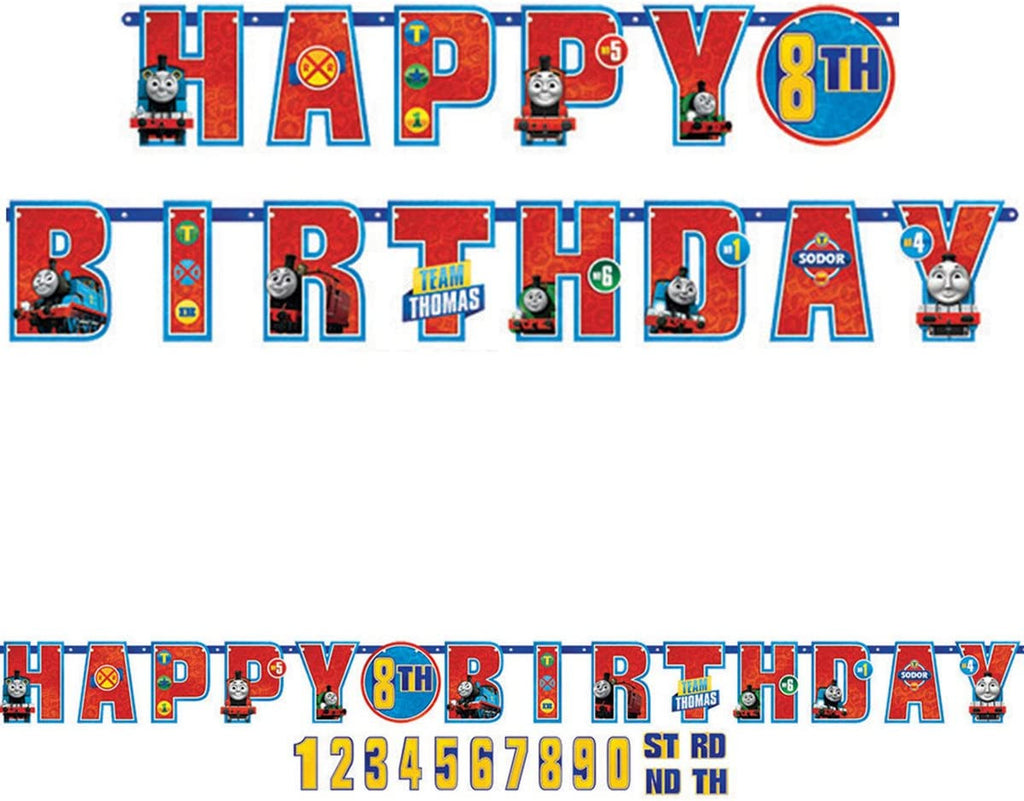 Thomas & Friends Add-An-Age Jumbo Letter Banner Kit