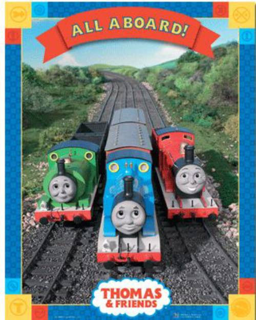 Thomas & Friends Train All Aboard Mini Poster