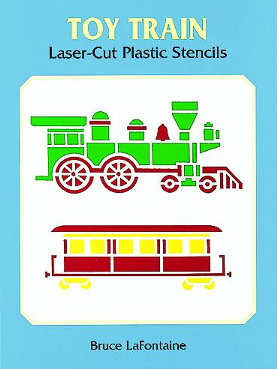 Toy Train Laser-Cut Plastic Stencils