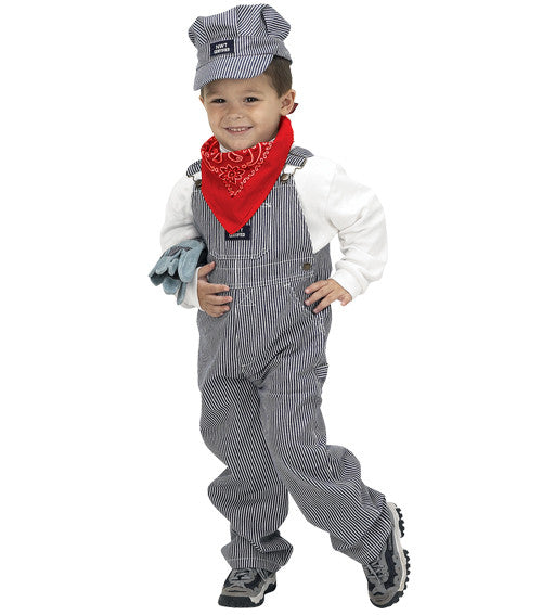 Jr. Train Engineer Costume Size 4-6 - Boy