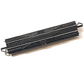 Straight Track w/Steel Rail & Black Roadbed - E-Z Track(R) -- 9" 22.9cm Terminal Rerailer