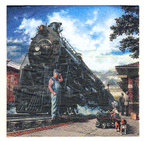 Whistle Stop Luncheon Napkins