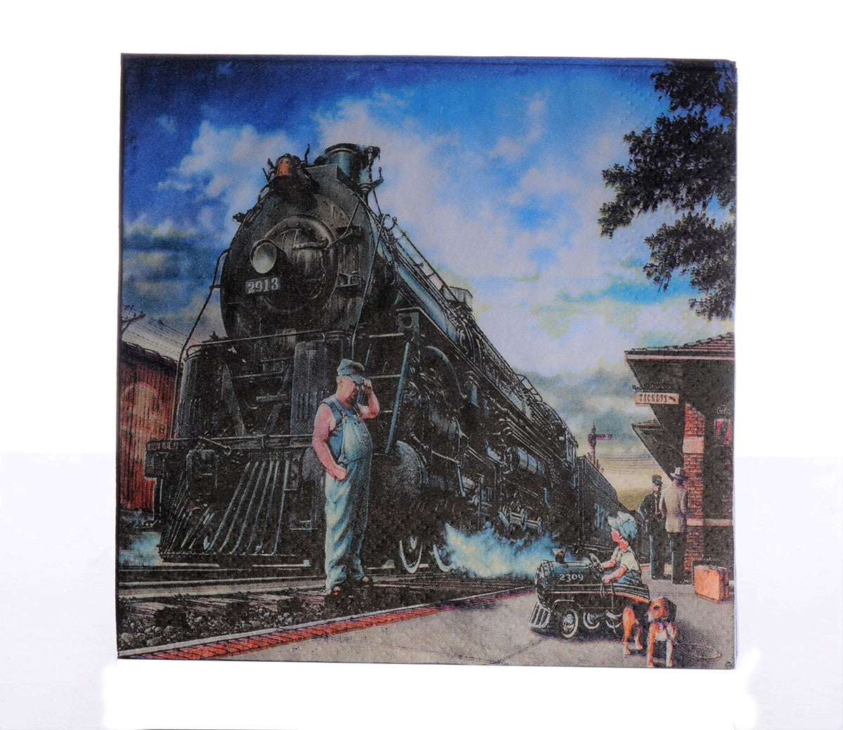 Whistle Stop Train Party Lunch Napkins