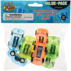 Transparent Pull Back Cars 8pc