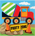 Construction Truck Birthday Party Beverage Napkins (16ct)