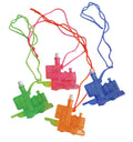 Train Bubble And Whistle Necklace 1pc ( Sold Individually)
