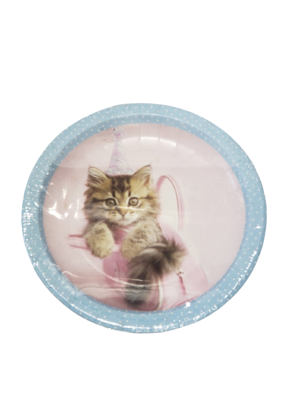Pet Party Cat Dessert Plates (8ct)