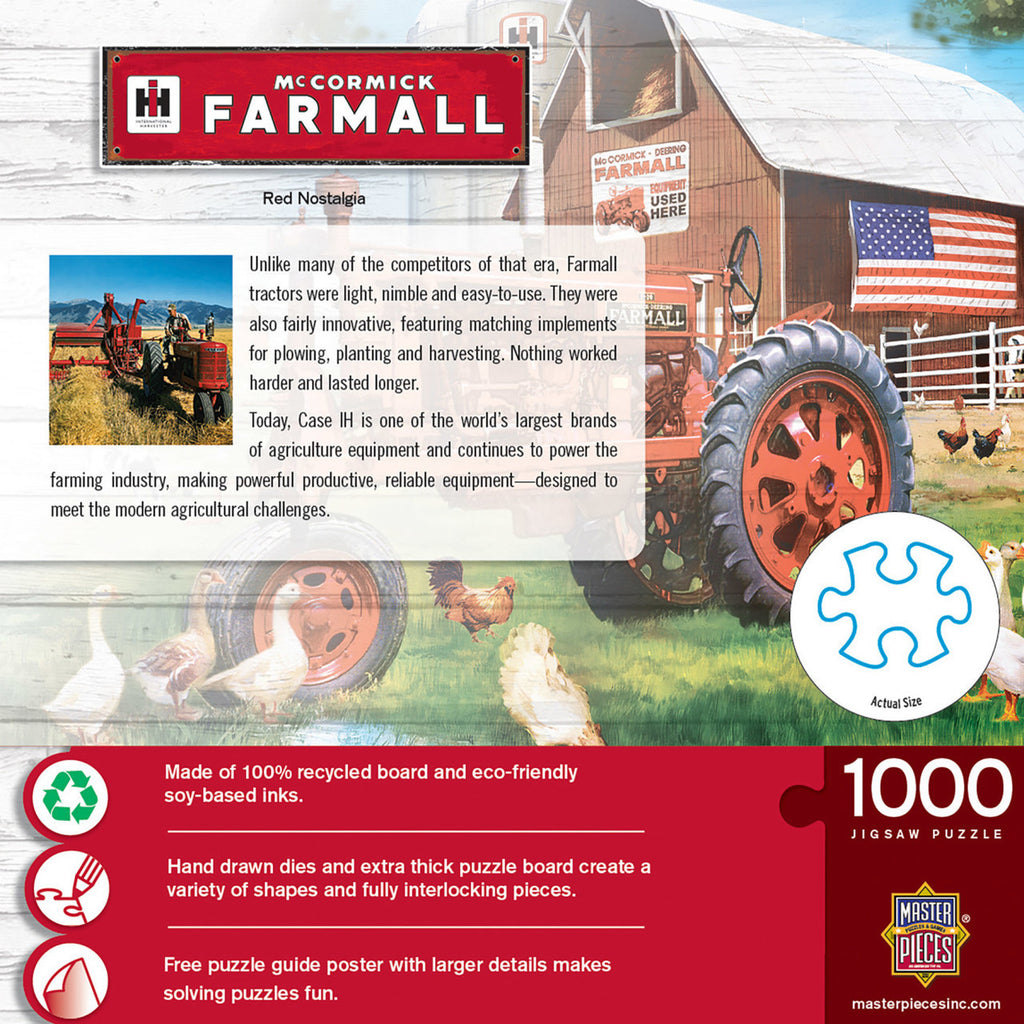 Farmall - Red Nostalgia 1000 Piece Puzzle