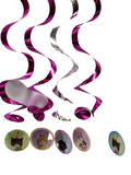 Pet Party Spiral Decorations With Stickers