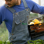 Key Hickory Stripe Denim Bib Overall 38x30