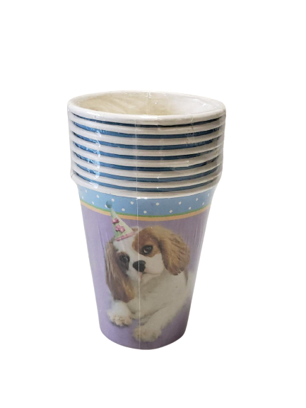 Pet Party Dog 9oz Cups (8ct)