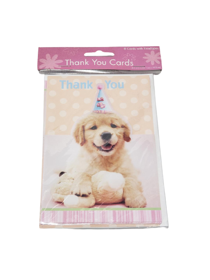 Pet Party Dog Thank You's (8ct)