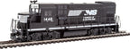 EMD GP15-1 - Standard DC -- Norfolk Southern (black, white)