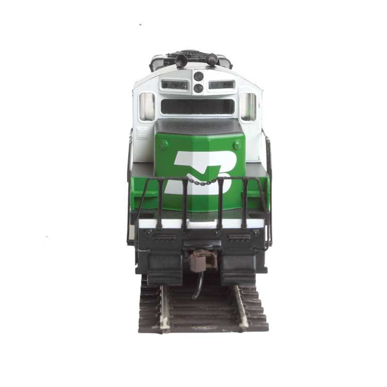 EMD GP9M - Standard DC -- Burlington Northern #1709 (green, white)