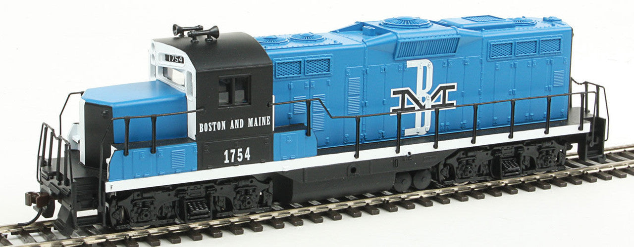 EMD GP9M - Standard DC -- Boston & Maine #1754 (blue, black, white)