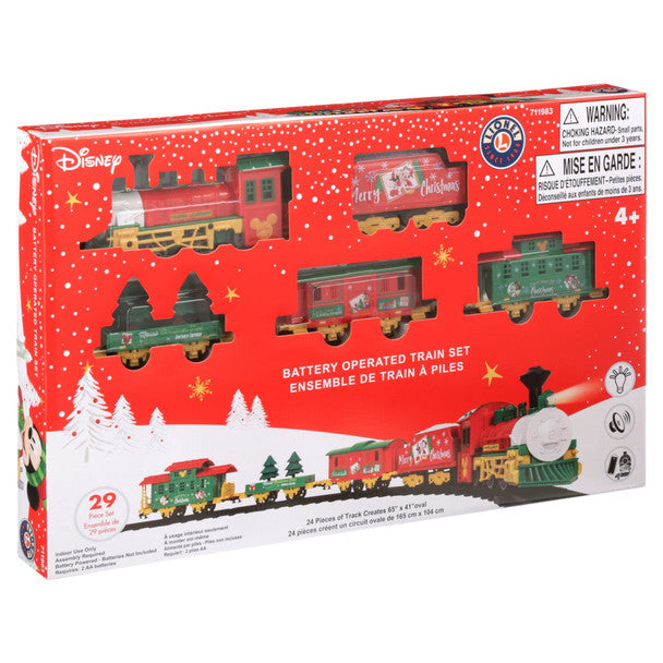 LIONEL - Disney Christmas Battery Operated Mini Train Set