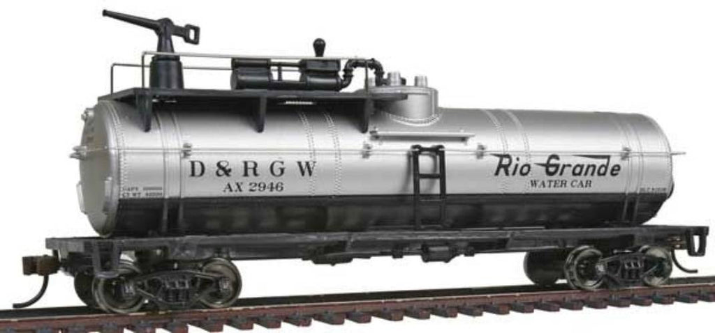 Firefighting Car - Ready to Run -- Denver & Rio Grande Western(TM) #AX 2946 (silver, black)